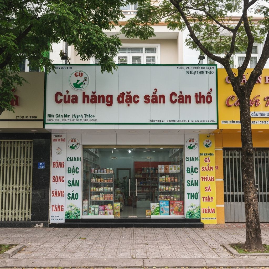 Cửa hàng đặc sản Cần Thơ Huỳnh Thảo tại 88 Đường Số 3, Ninh Kiều